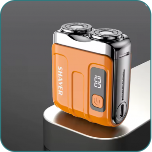 Men Travel Mini Shaver Double Floating Magnetic